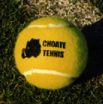 Choate Tennis logo ball
